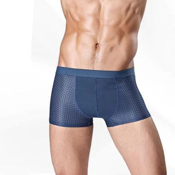 Kit de Cuecas Dionísio™ em Fibra de Bambu + Seda Gelada / Frescor Inigualável, Proteção Antibacteriana e Antiodor!