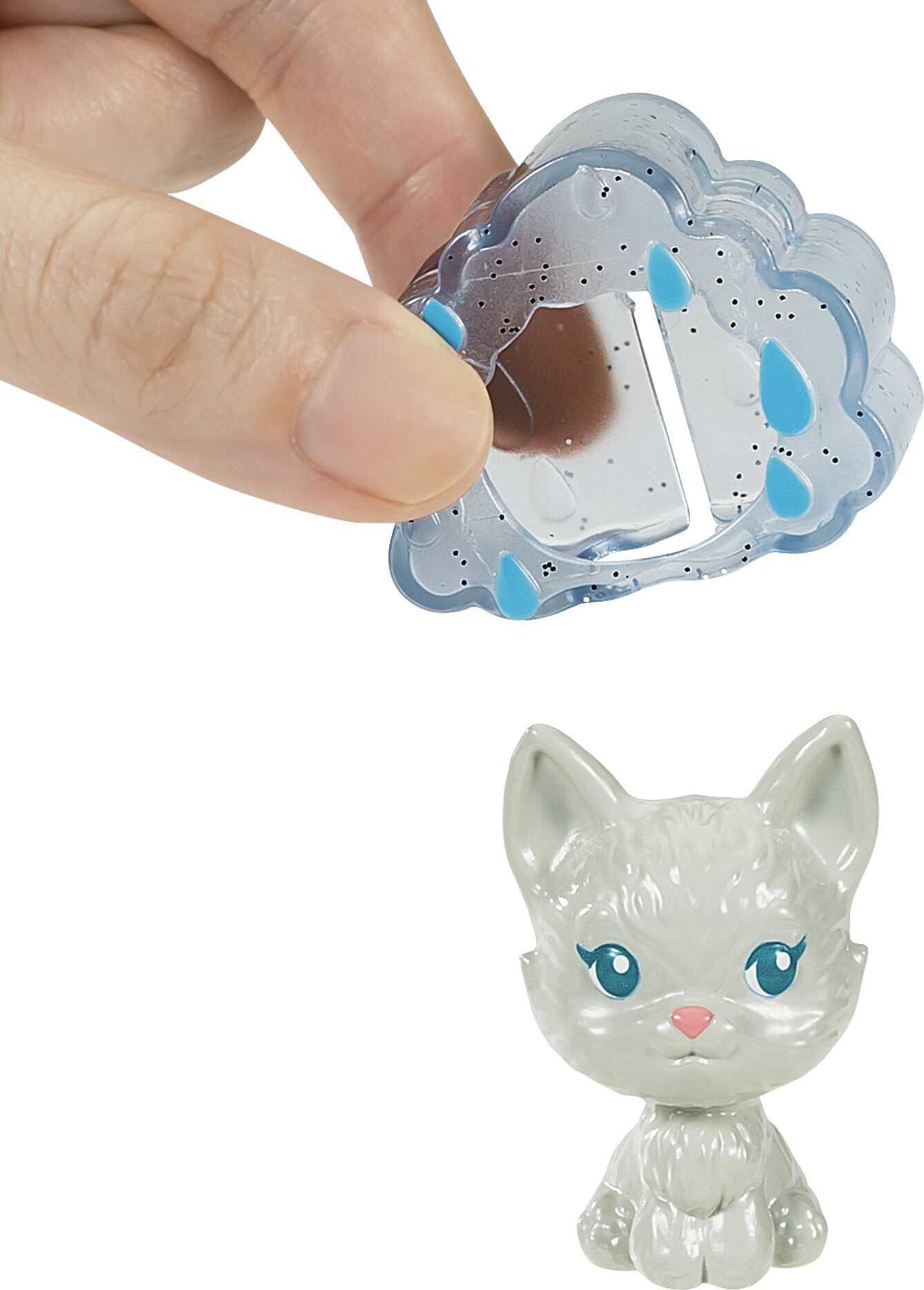 Barbie Chelsea Doll, Brunette Small Doll with Rainbow Costume, Pet Kitten, Charm & Accessories