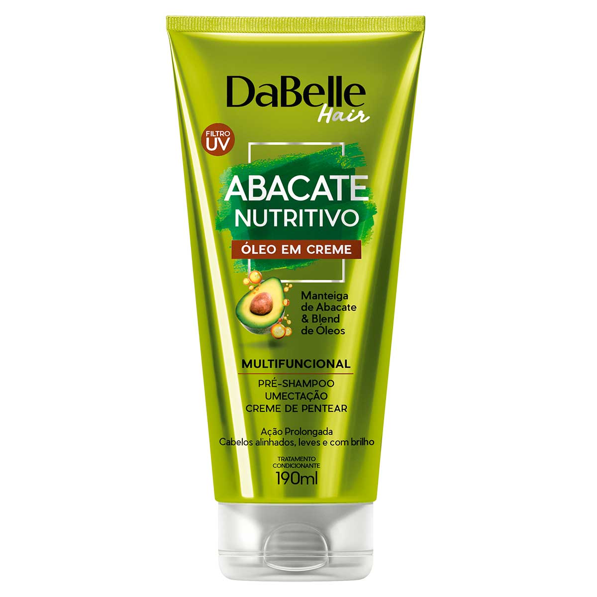 Creme de Tratamento para Cabelo Dabelle Oleo de Abacate Nutritivo 190ml
