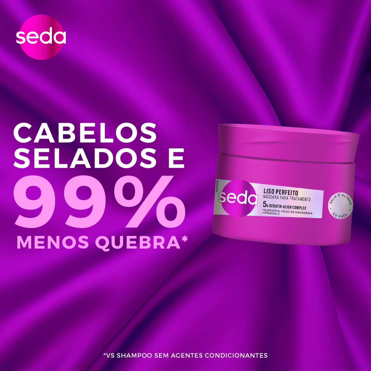 Mascara de Tratamento Seda Liso Perfeito 300g