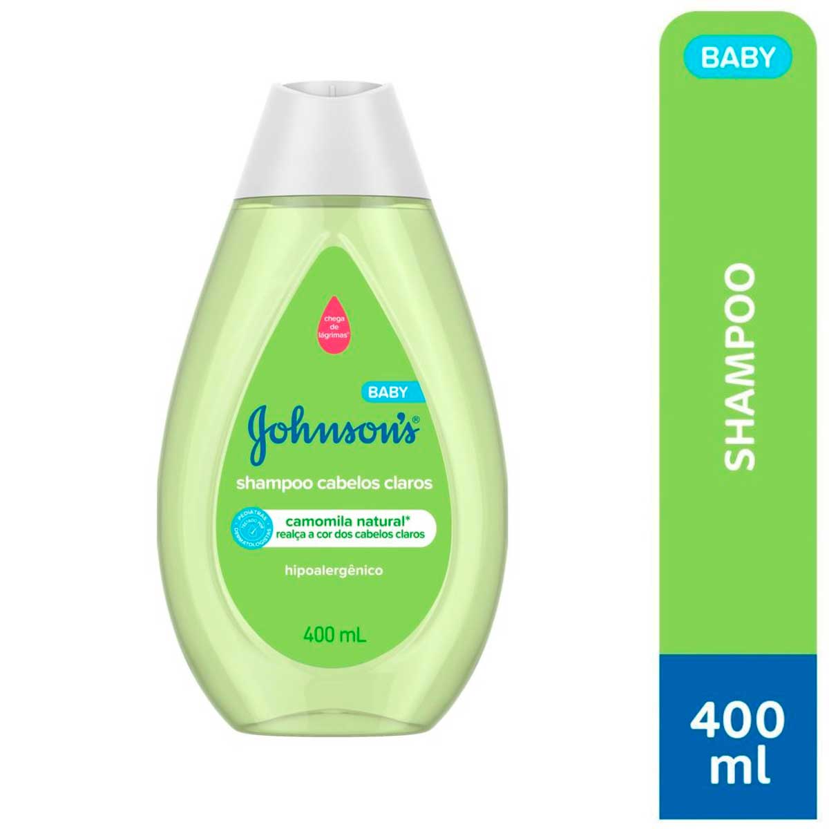 Shampoo Para Bebe Johnson's Baby Para Cabelos Claros 400ml