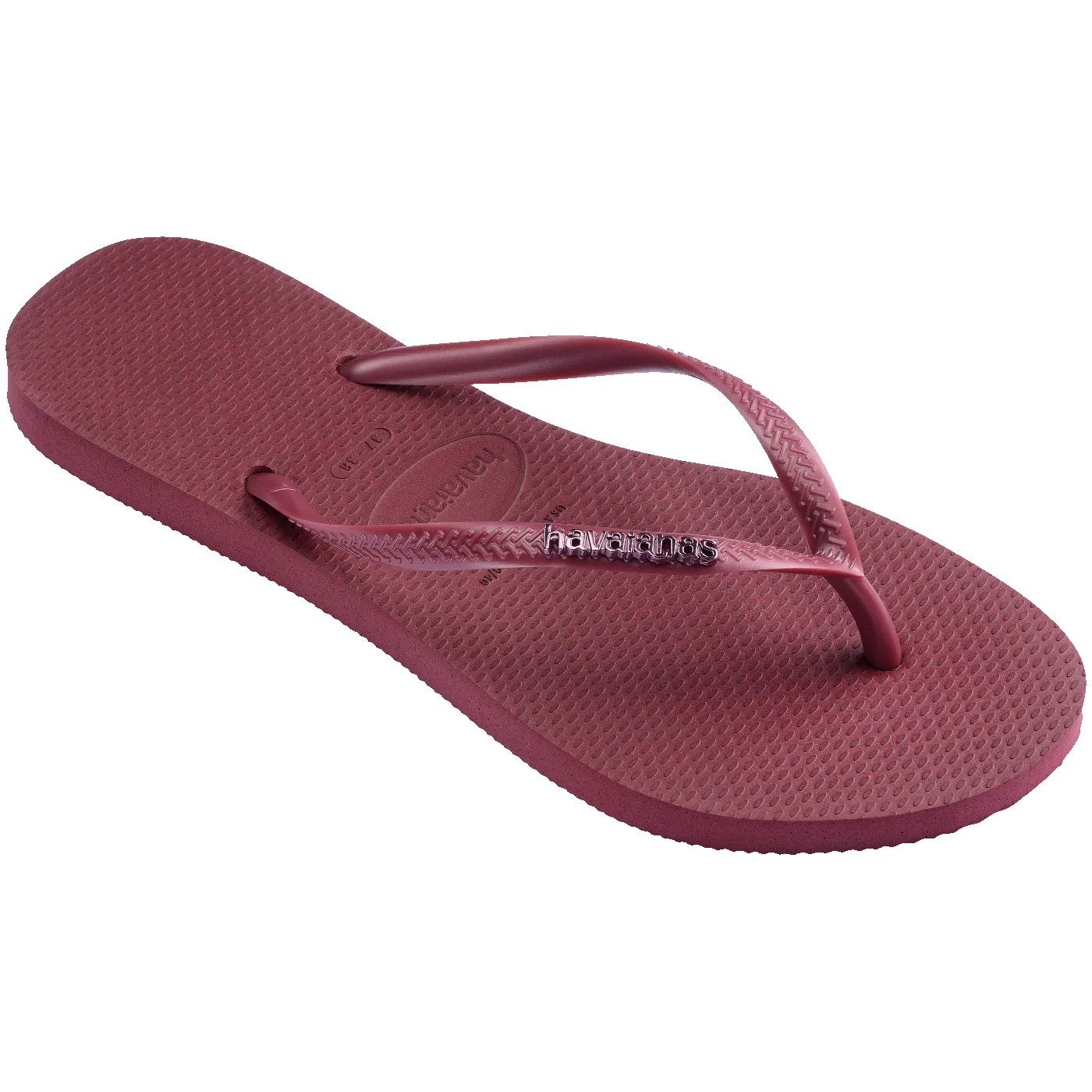 Chinelo Havaianas Slim Logo Metallic