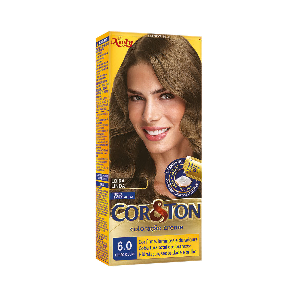 Coloracao Mini Kit Cor&Ton 6.0 Louro Escuro