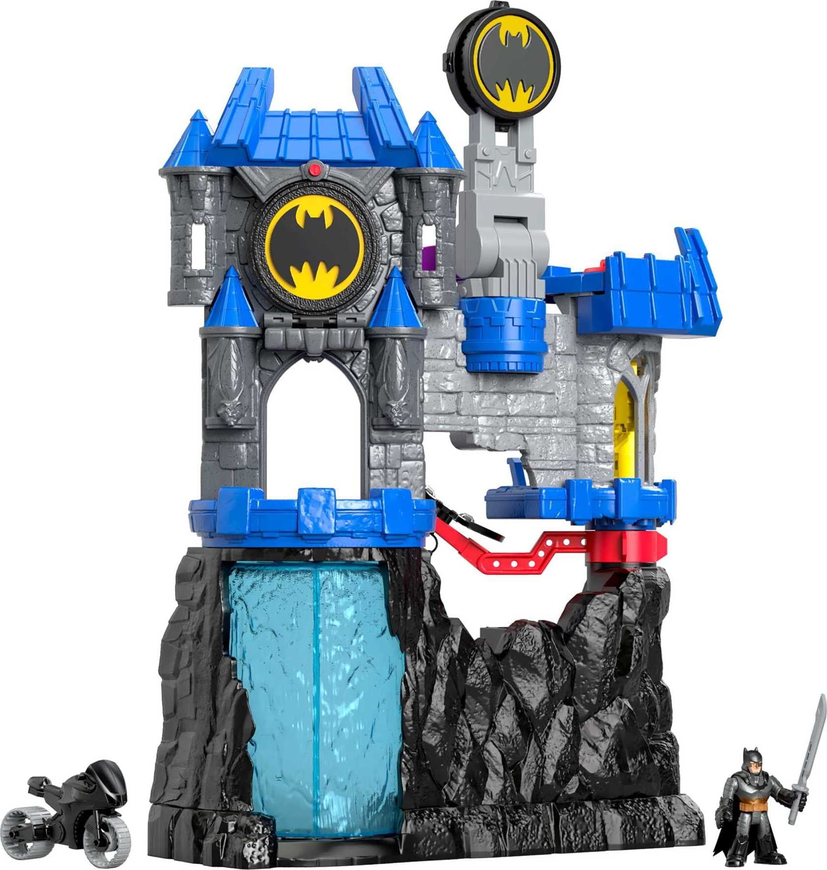 Imaginext DC Super Friends Wayne Manor Batcave Playset with Batman Figure and Accessories