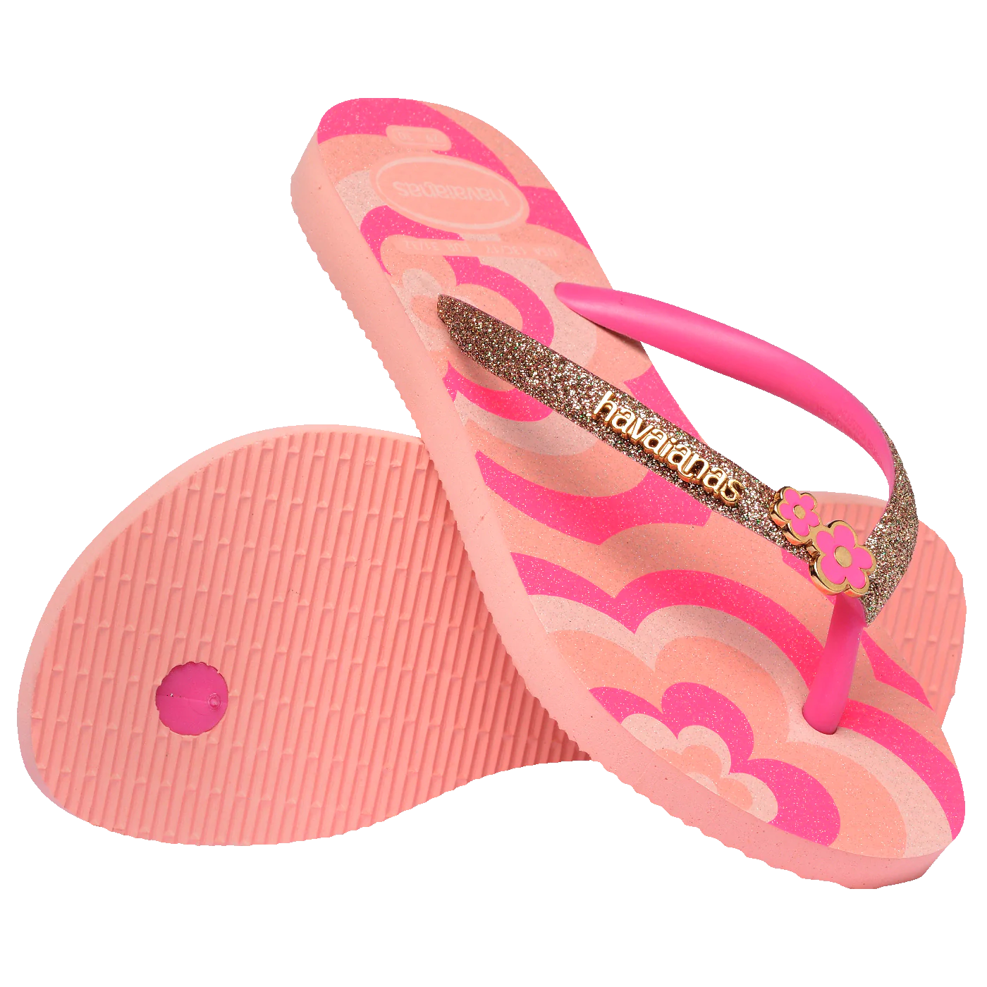 Chinelo Havaianas Infantil Slim Glitter II