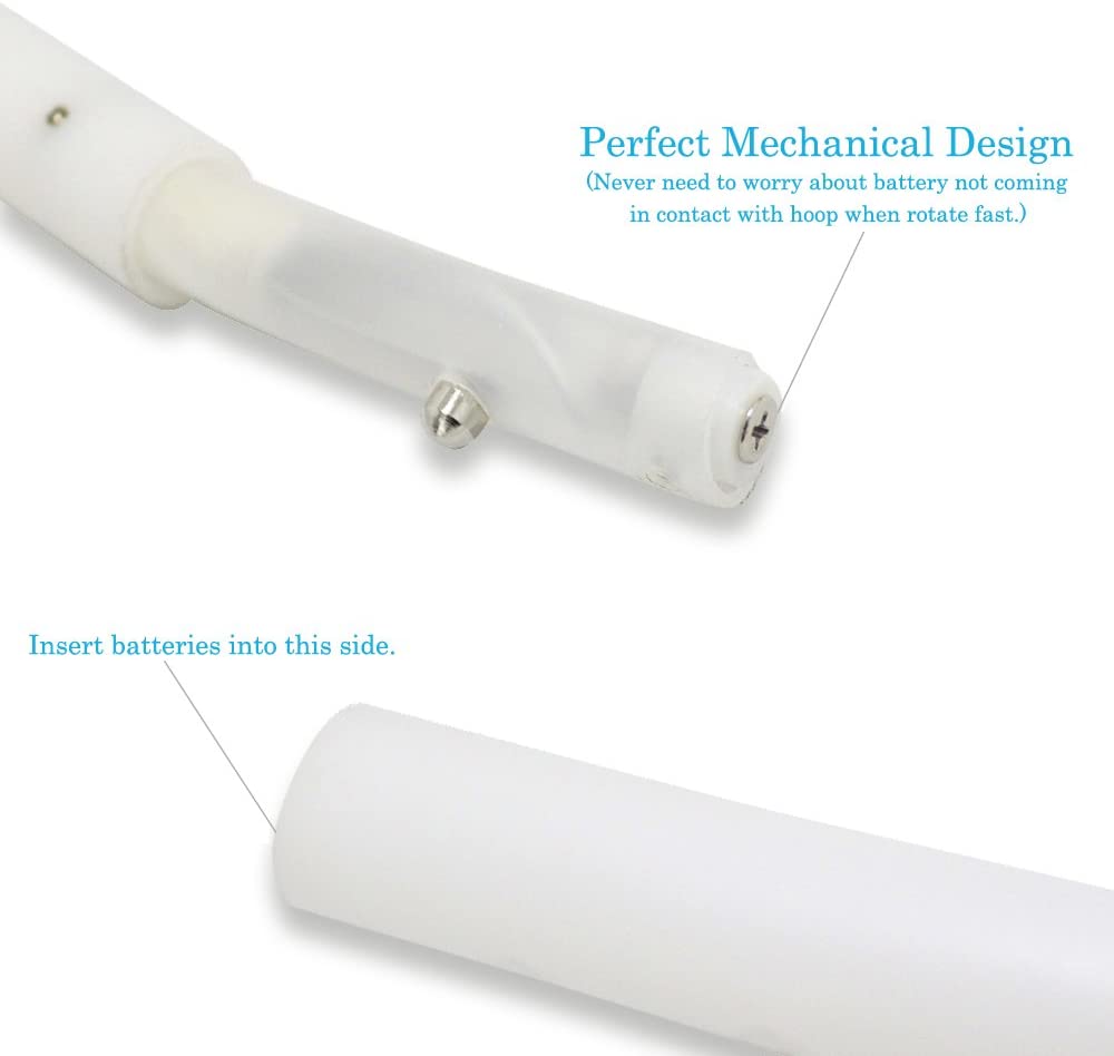 36 inch LED Hoop， generic 28 Color Strobing and Changing Hoop Light Up LED Dancing Hoops for Kids and Adults - Collapsible