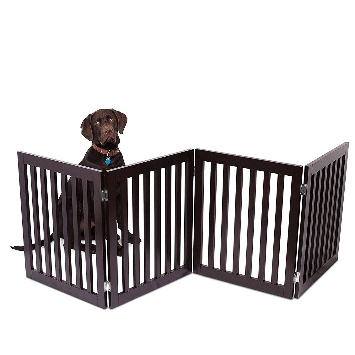 Internet's Best Traditional Pet Gate - 4 Panel - 24