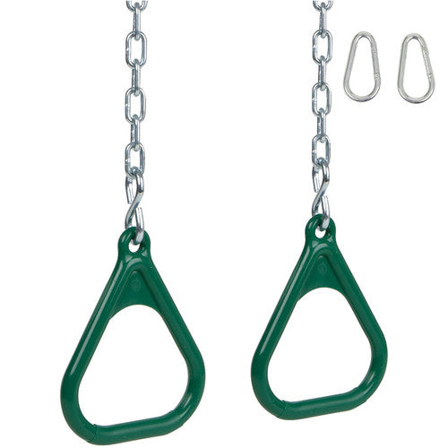 Swing Set Stuff Inc. Trapeze Rings with Chains (Red)