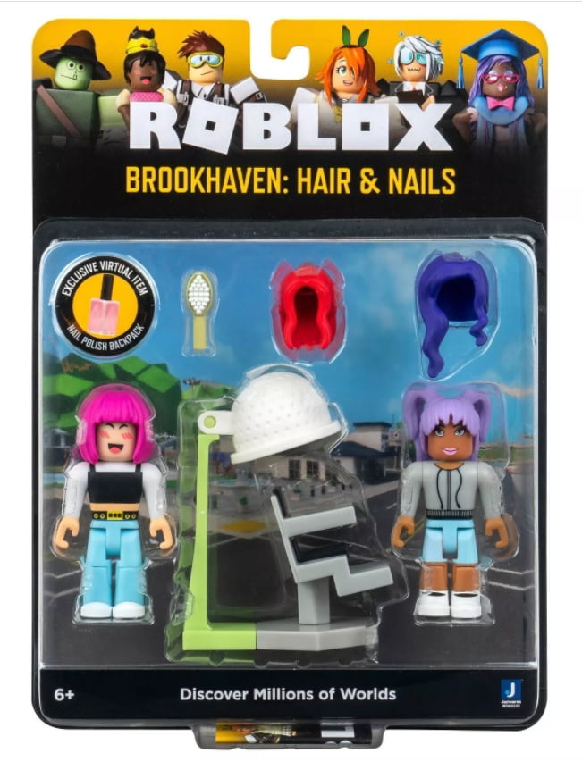 Roblox Celebrity - Game Packs (Brookhaven: Hair and Nails) W9