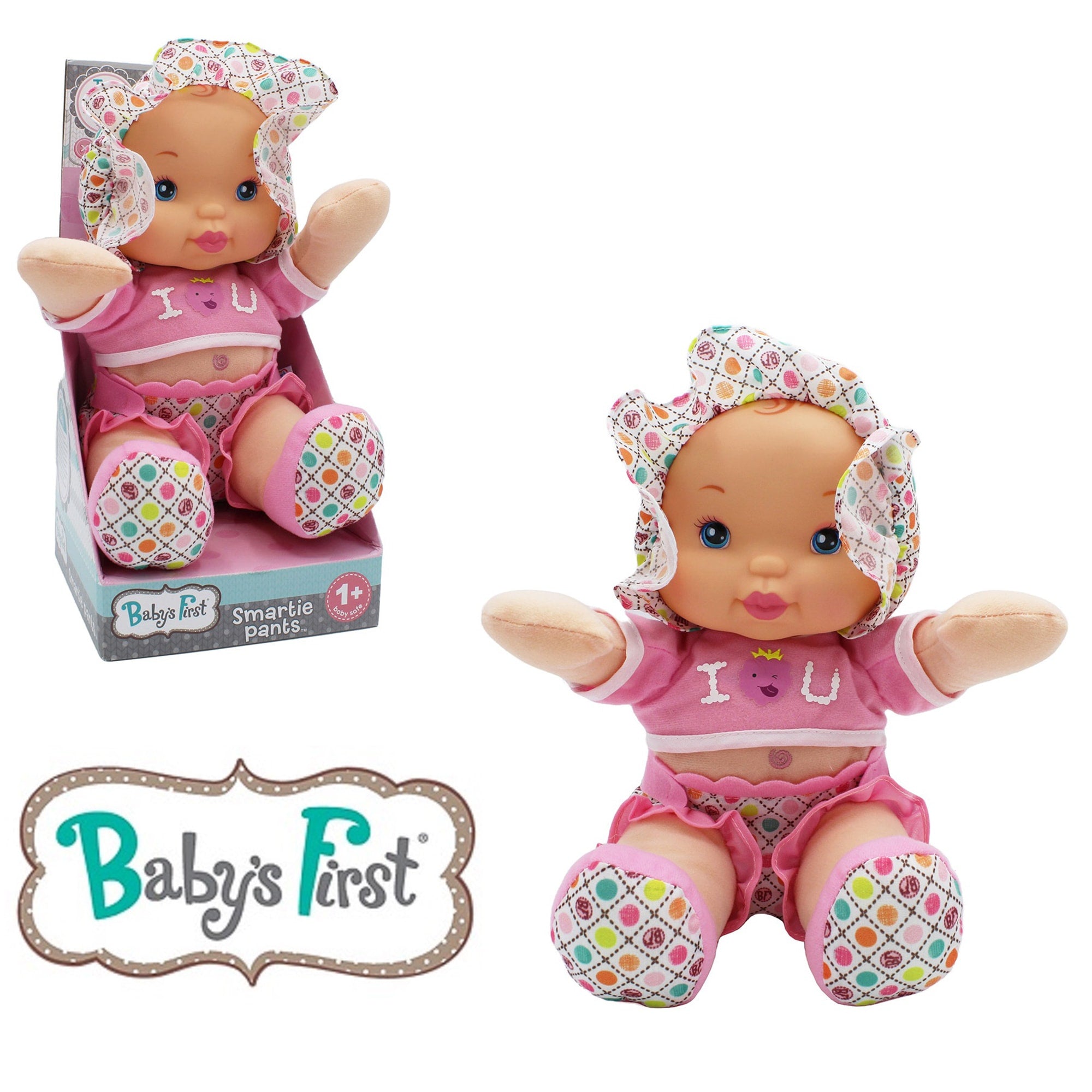 Baby's First Smartie Pants Pink Toy Doll  - All Ages