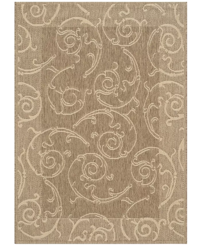 Safavieh Courtyard Brown and Natural 2' x 3'7