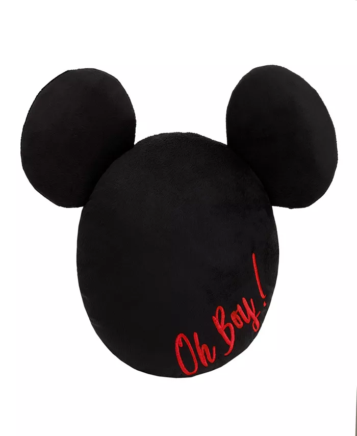 Disney Mickey Mouse Head Shaped Decorative Pillow， 15