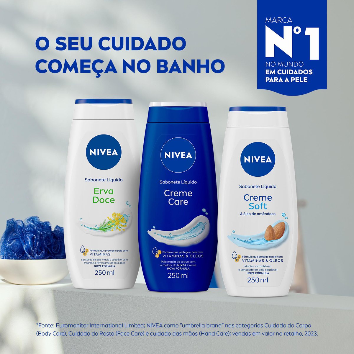 Sabonete Liquido NIVEA Refil Creme Soft 200ml