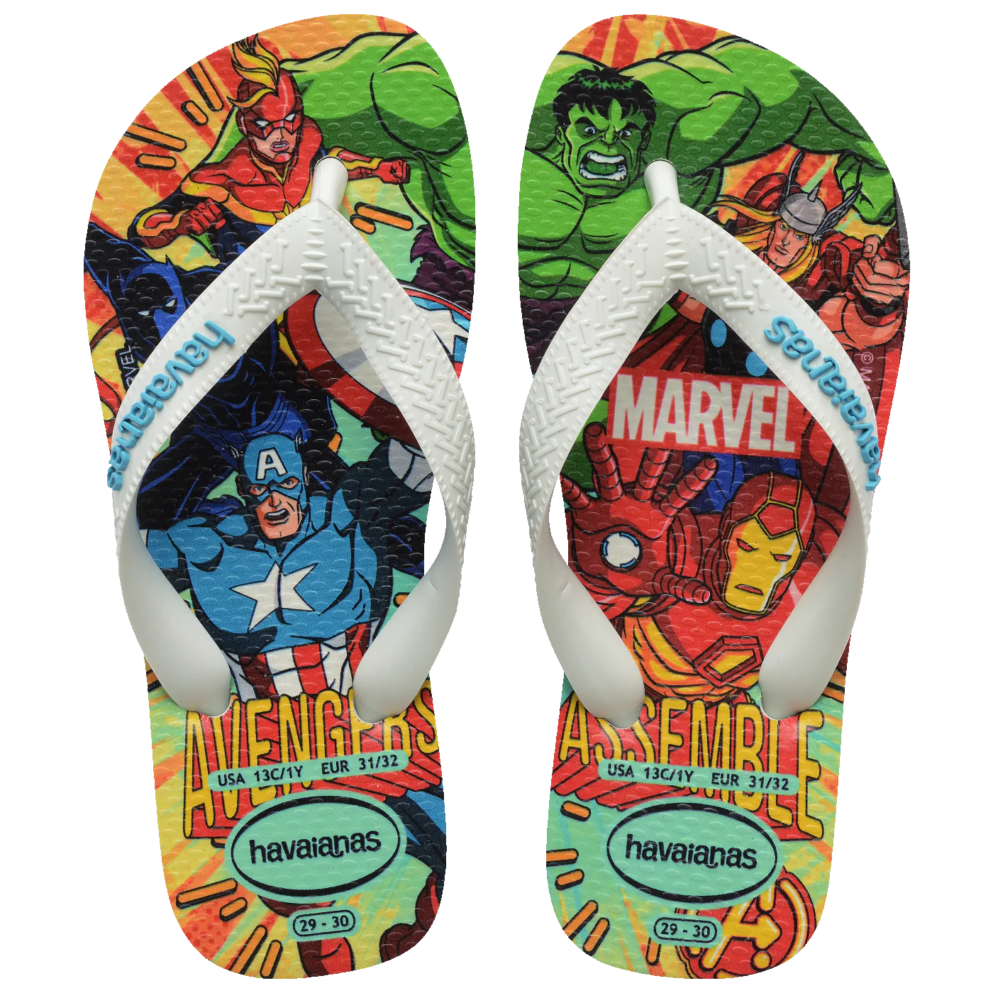 Chinelo Havaianas Infantil Top Marvel II Vingadores