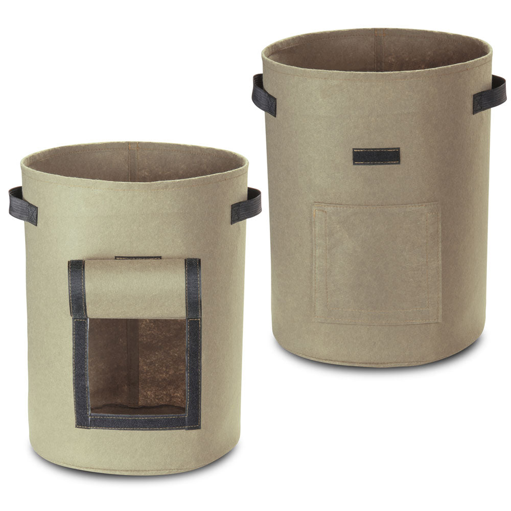 Yescom Pack of 3 10 Gallon Potato Grow Bags Fabric Pots w/ Handles