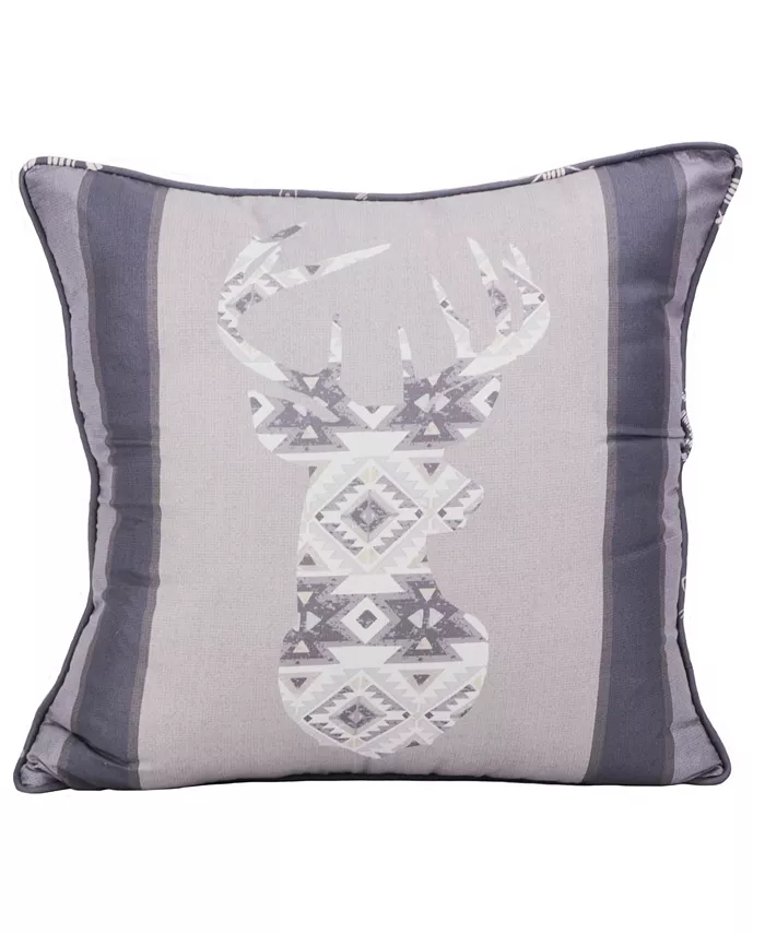 Donna Sharp Wyoming Deer Decorative Pillow， 18