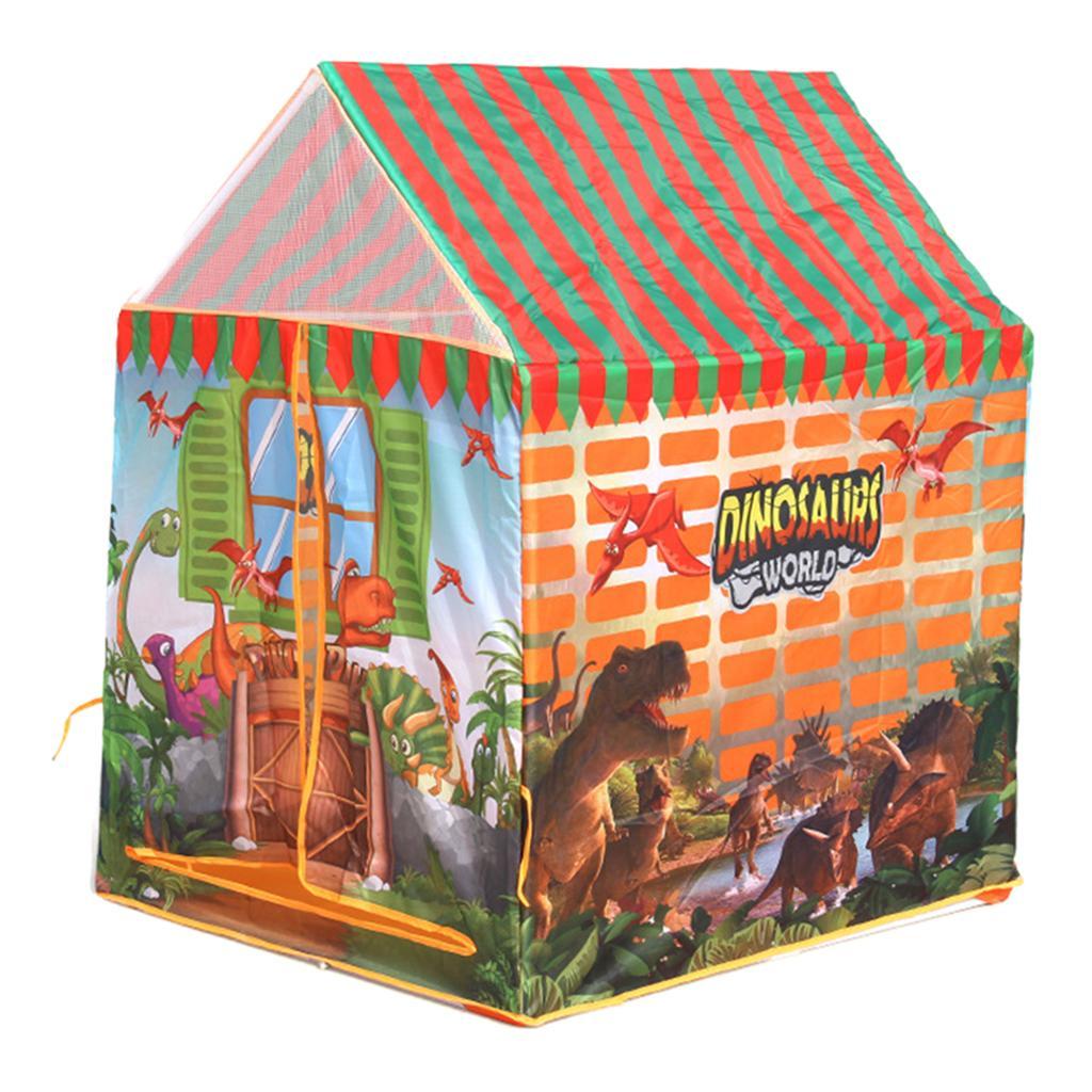 Playhouse Wigwam Tent Indoor Children's House Boy Girls Dinosaur A