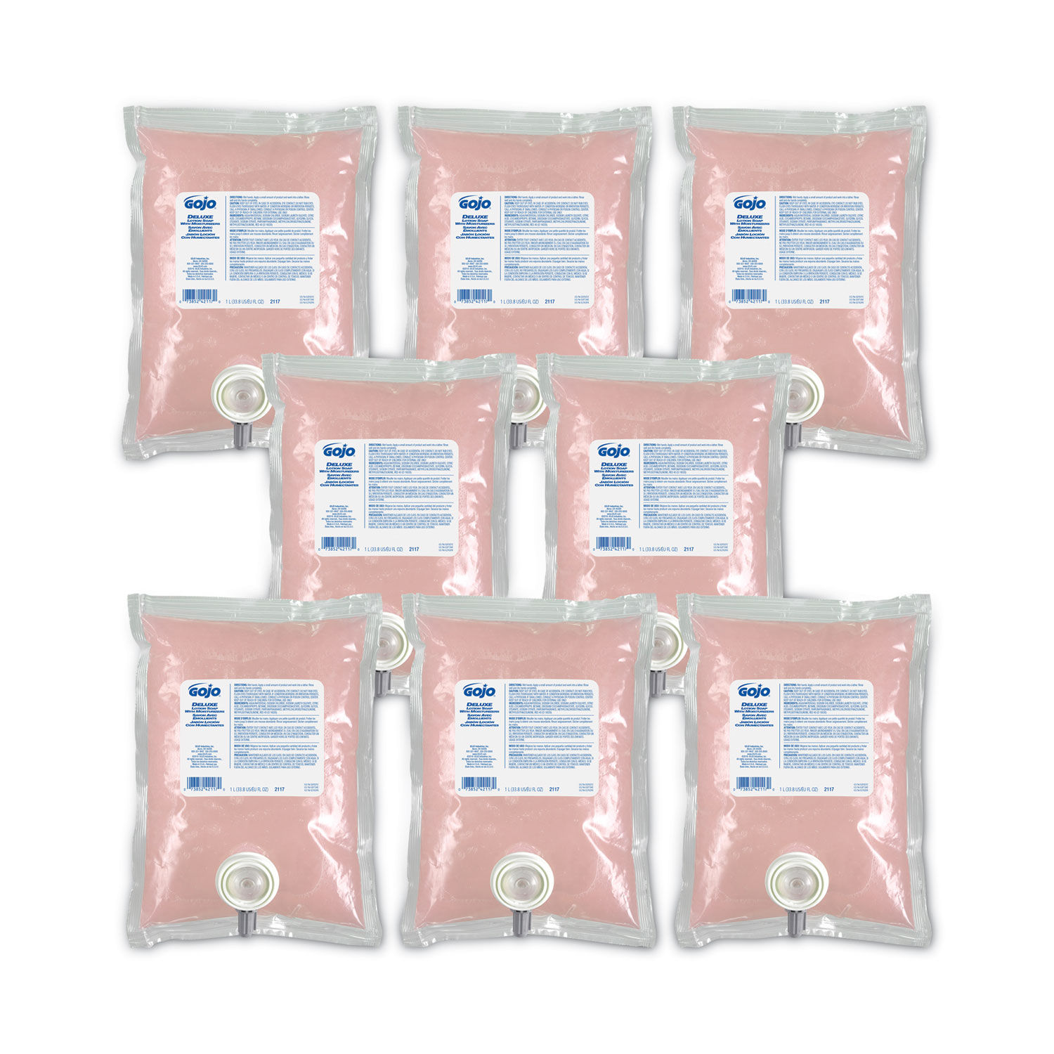 NXT Deluxe Lotion Soap with Moisturizer Refill by GOJOandreg; GOJ211708CT