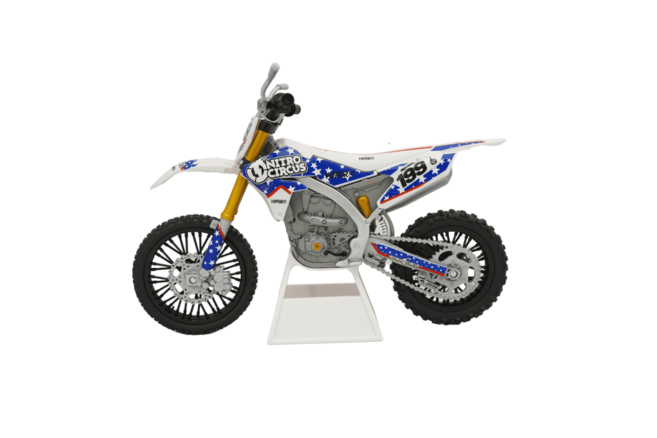 Adventure Force 1:6 Scale Motorcycle Play Vehicle for Kids with Authentic Nitro Circus Travis Pastrana Graphics