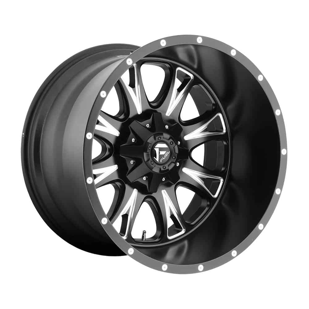 Fuel 1PC D513 THROTTLE D513 20X9 5X5.5/150 MT-BLK-MIL 01MM