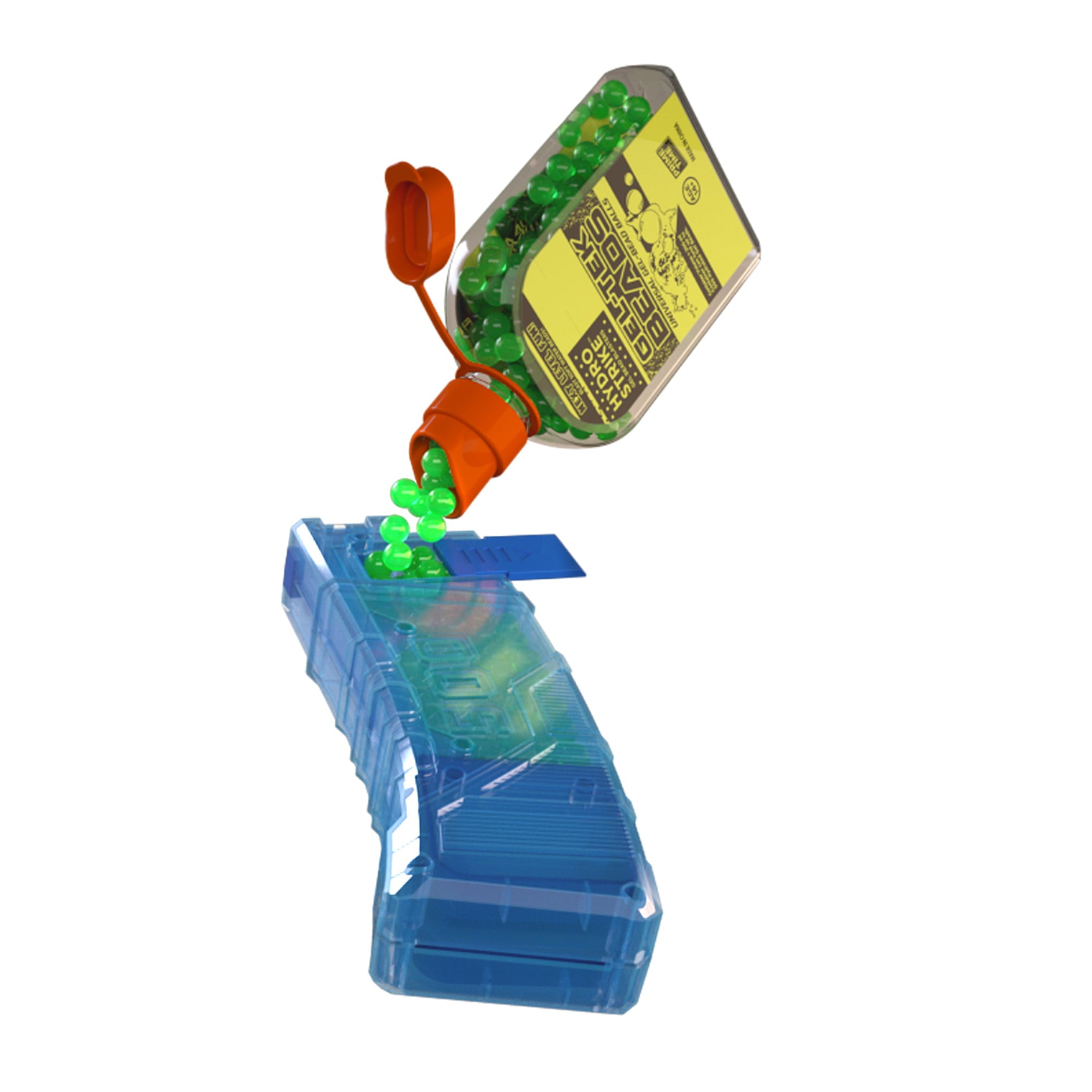 Hydro Strike Pulsar Pro Gel Blaster Water Bead Cartridge Outdoor Toy， Holds 500 Gel Water Beads