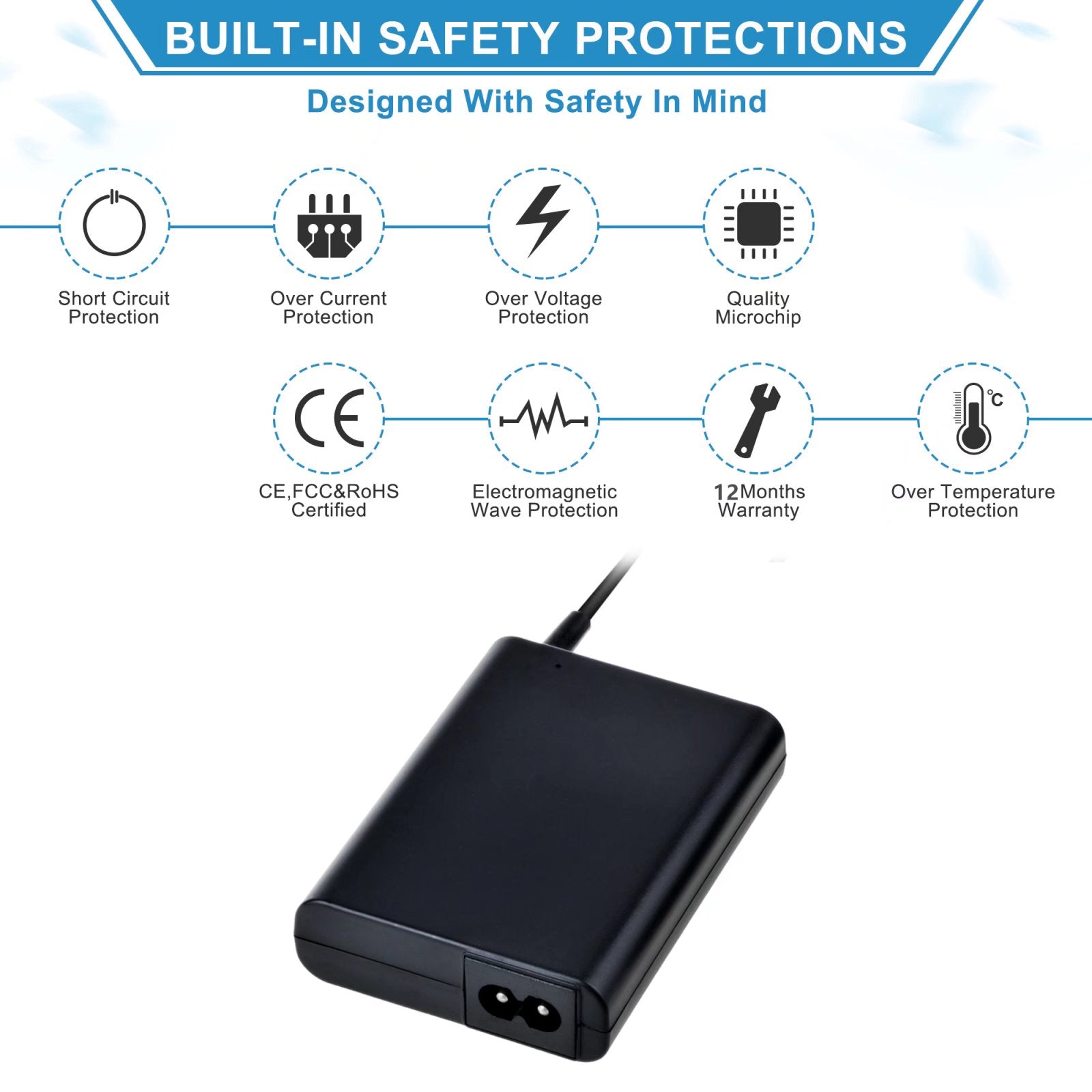 PwrON 24V AC/DC Adapter Replacement for PetSafe PIF00-12917 300-1070 Stay+Play Extra Wireless Fence Transmitter Radio System 650-627 PetSafe PIF00-13210 12917 RFA-464 PIF0012917 PIF0013210 24VDC