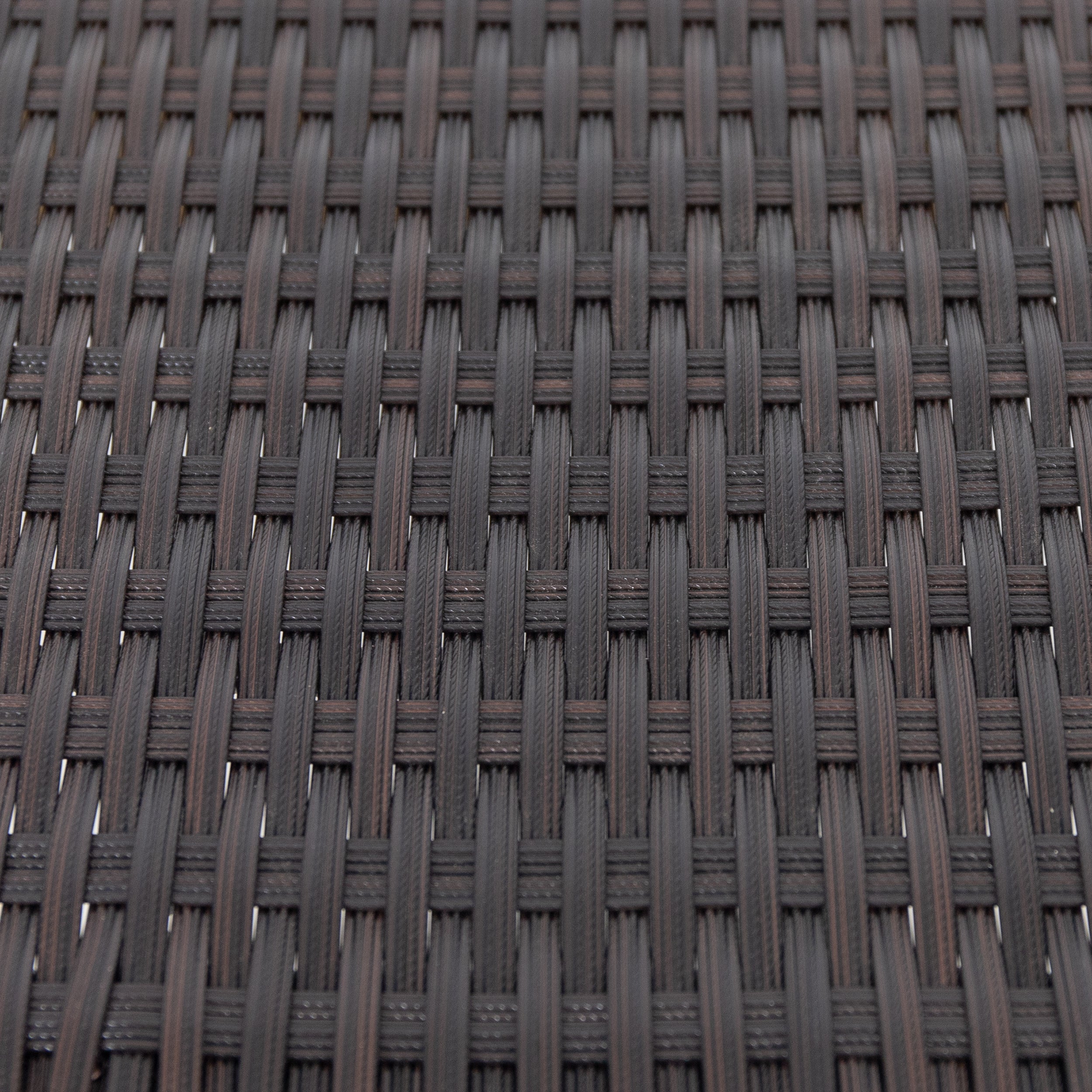 Erick Outdoor 3 Seater Wicker Bench