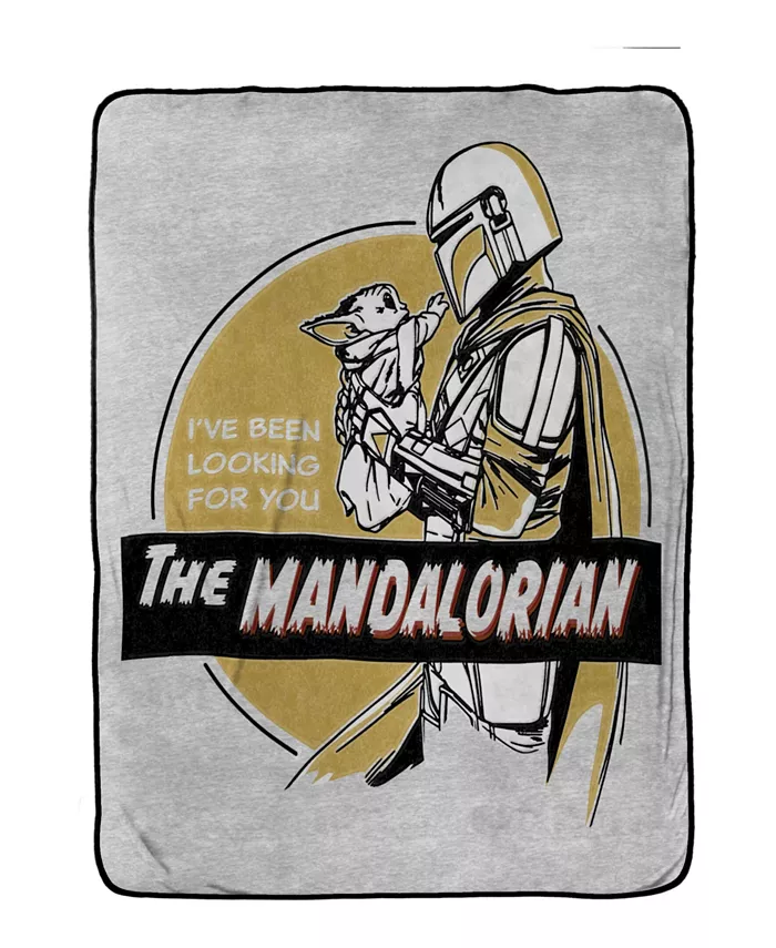 Jay Franco The Mandalorian I've Been Looking for You Silk Touch Throw， 70