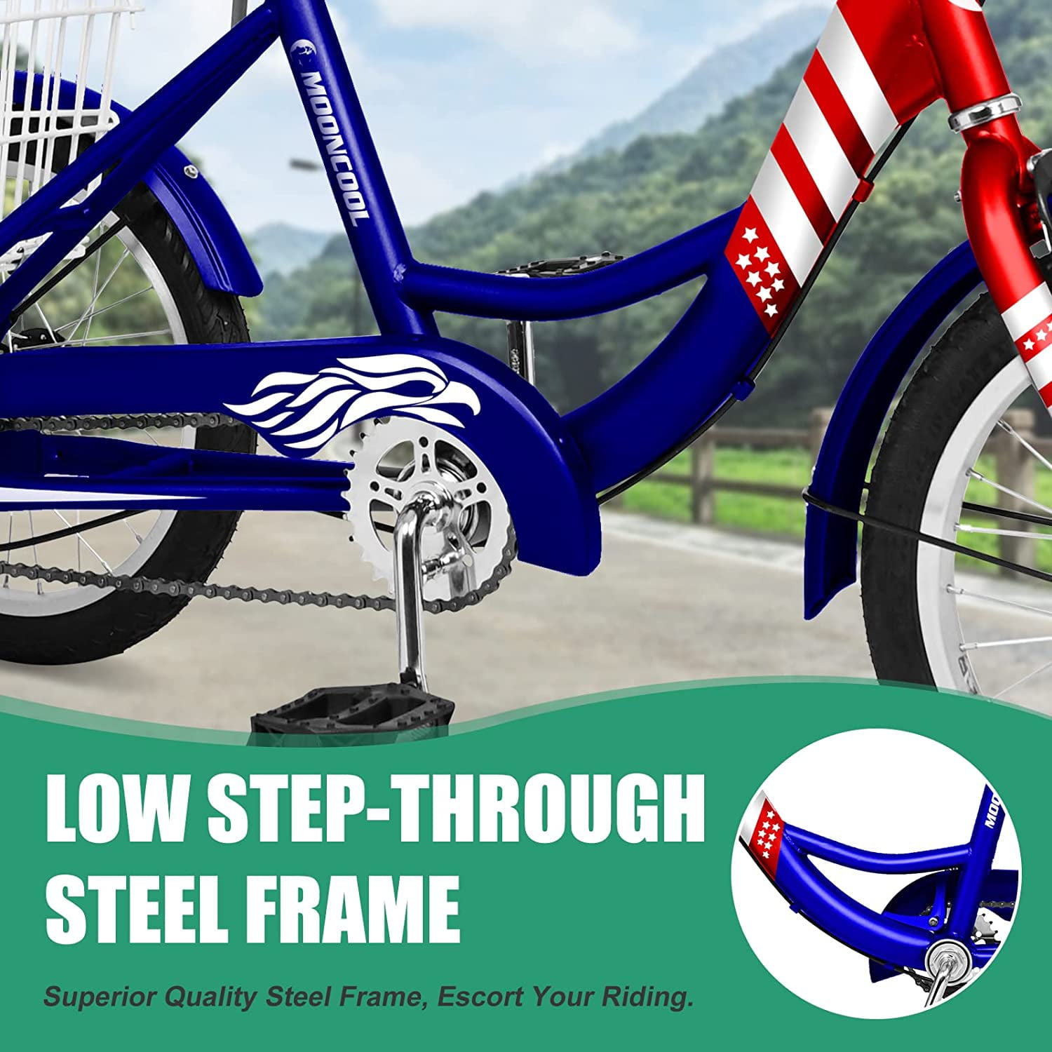 Lilypelle 16 inch Tricycle for Beginner Riders，Kids Tricycle 16