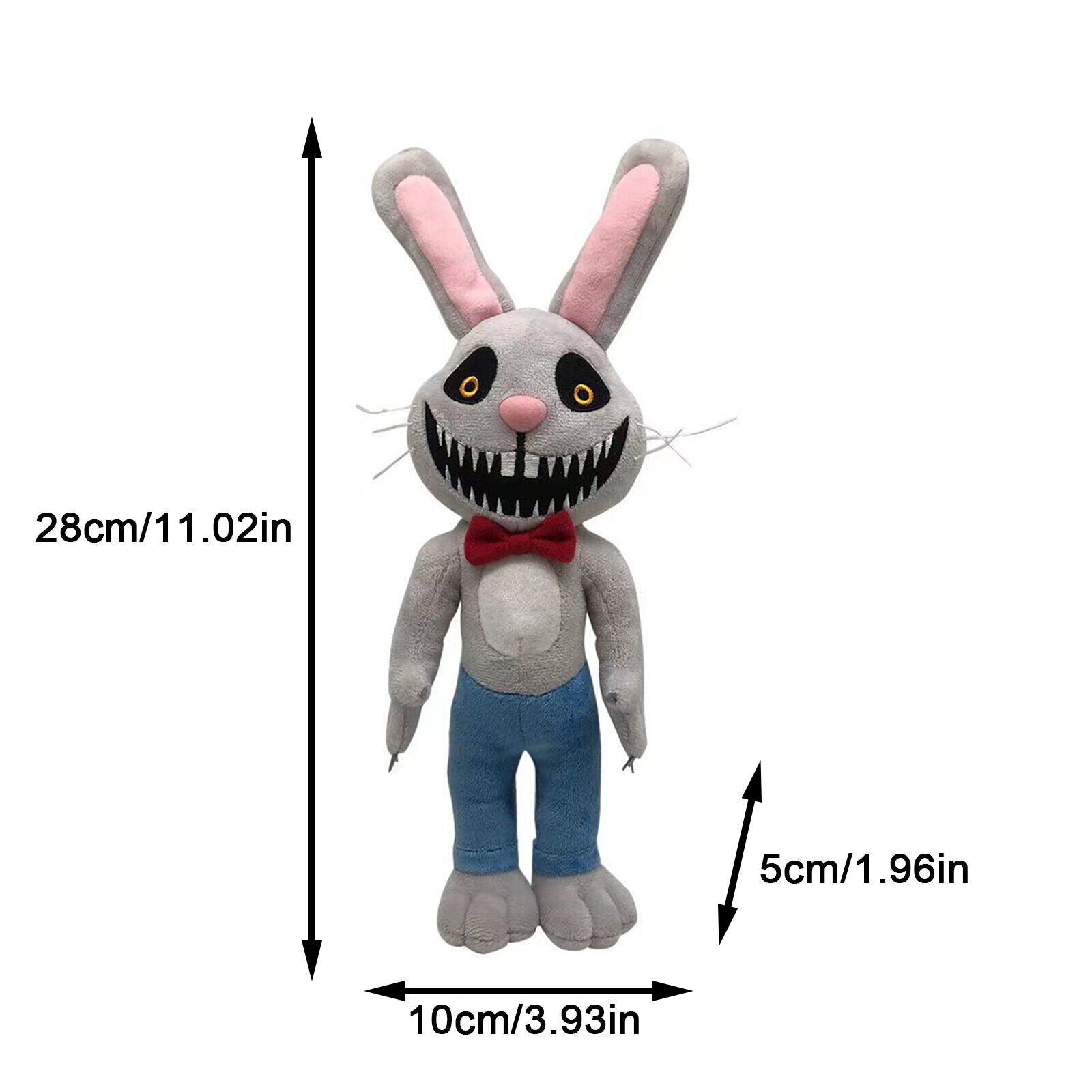 28CM Mr. Hopp's Playhouse Rabbit Plush Toy Bunny Animal Stuffed Plush Toy Kids Gift