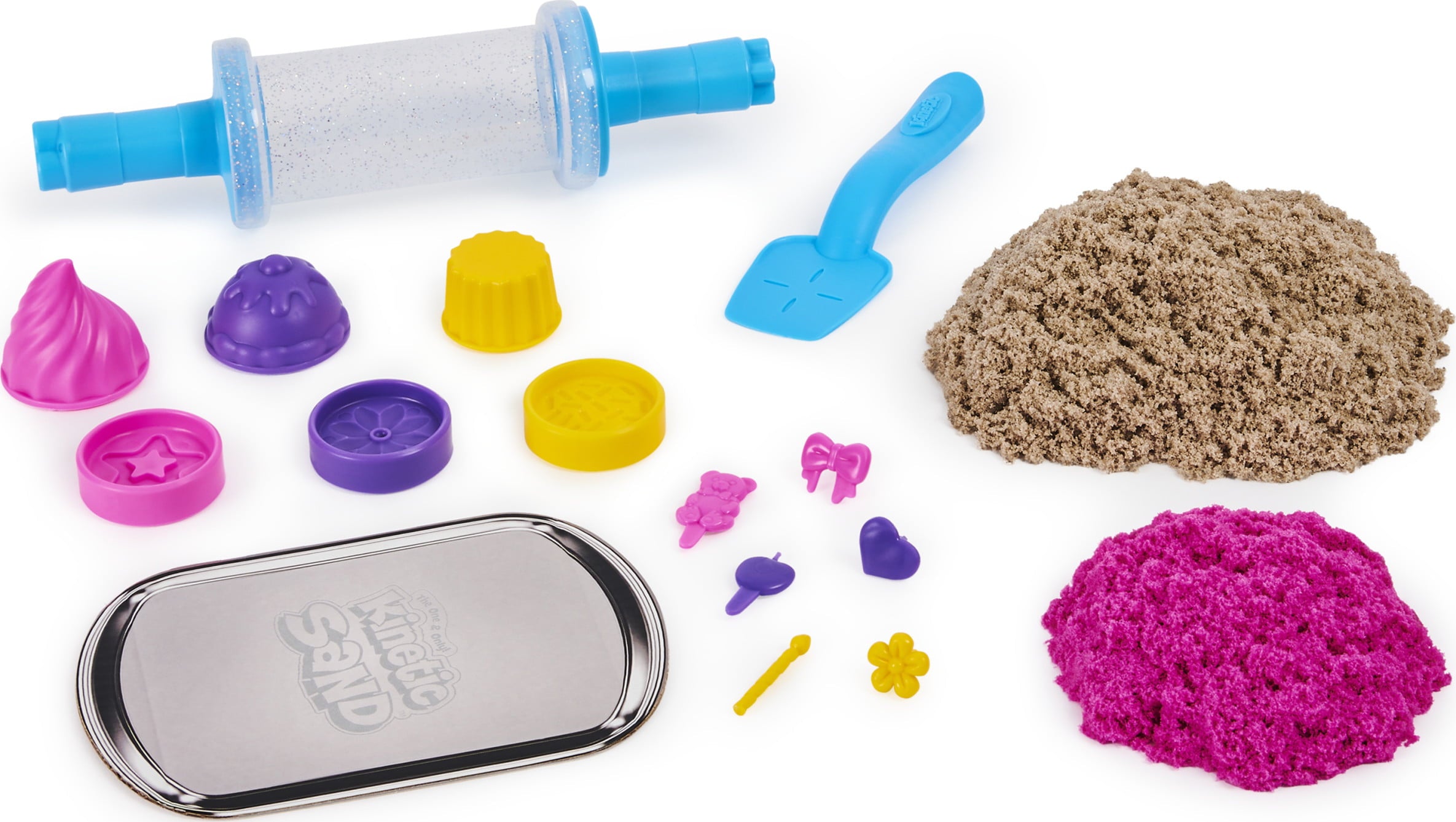 Kinetic Sand Scents, Bake Shoppe Playset with 1lb of Scented and Neon Sand and 16 Tools and Molds (Walmart Exclusive)