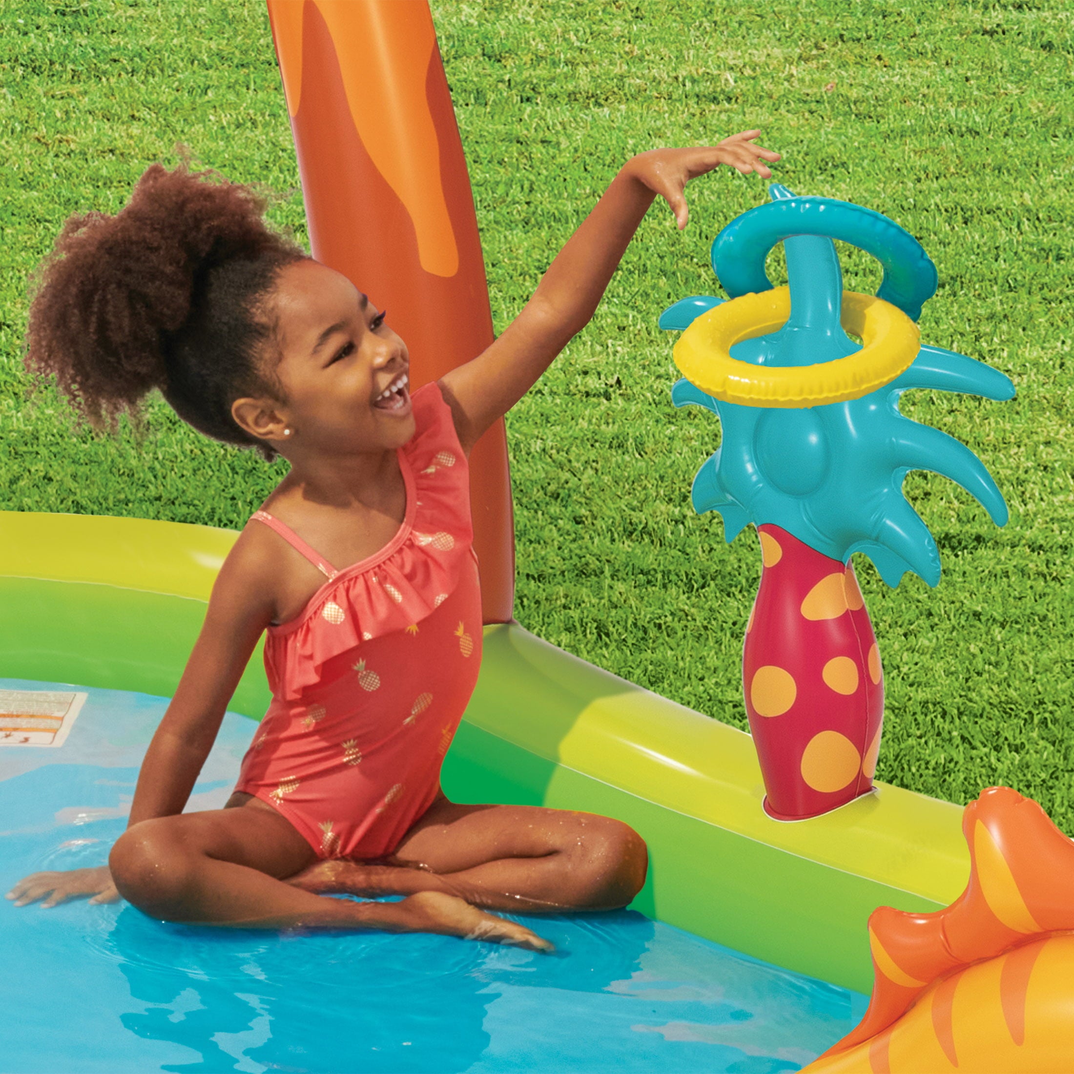 Play Day Inflatable Dino Play Center， Ages 2 and Up， Unisex