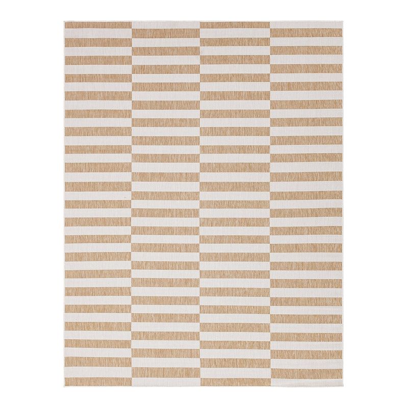 Unique Loom Outdoor Striped Rug