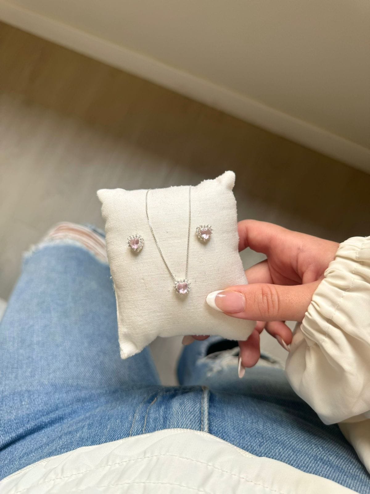 Conjunto Coração Passante Cravej.