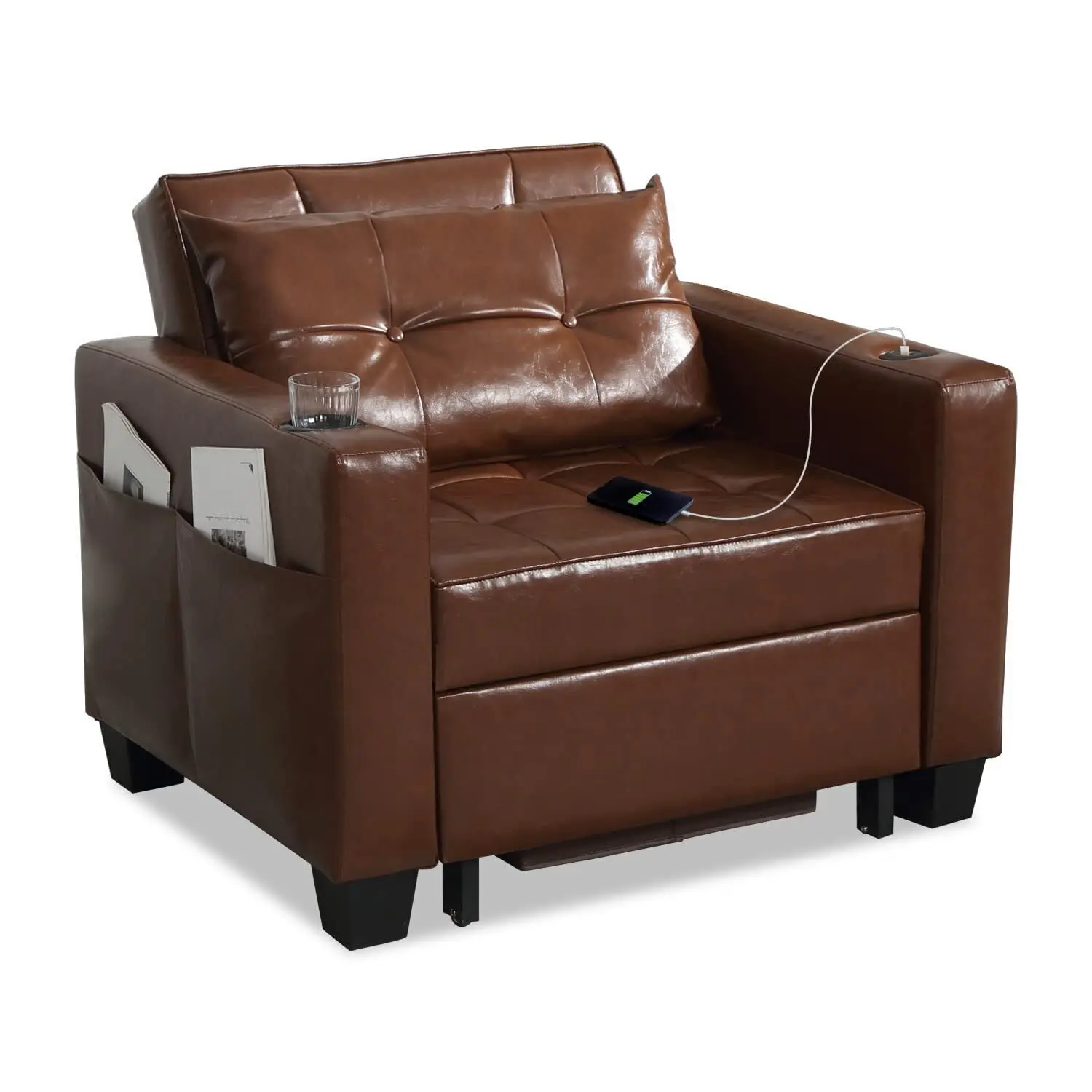 ⏰Clearance Promotion - Futon Chair Bed Convertible Space-saving Sofa Bed