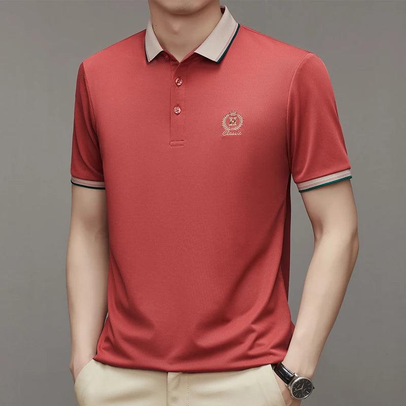 Camiseta Polo Hero Classic™ Luxo Casual / Elegância e Conforto para o Seu Dia a Dia!