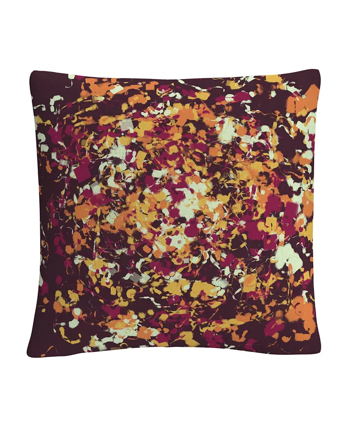 Baldwin ABC Speckled Colorful Splatter Abstract 6Decorative Pillow， 16