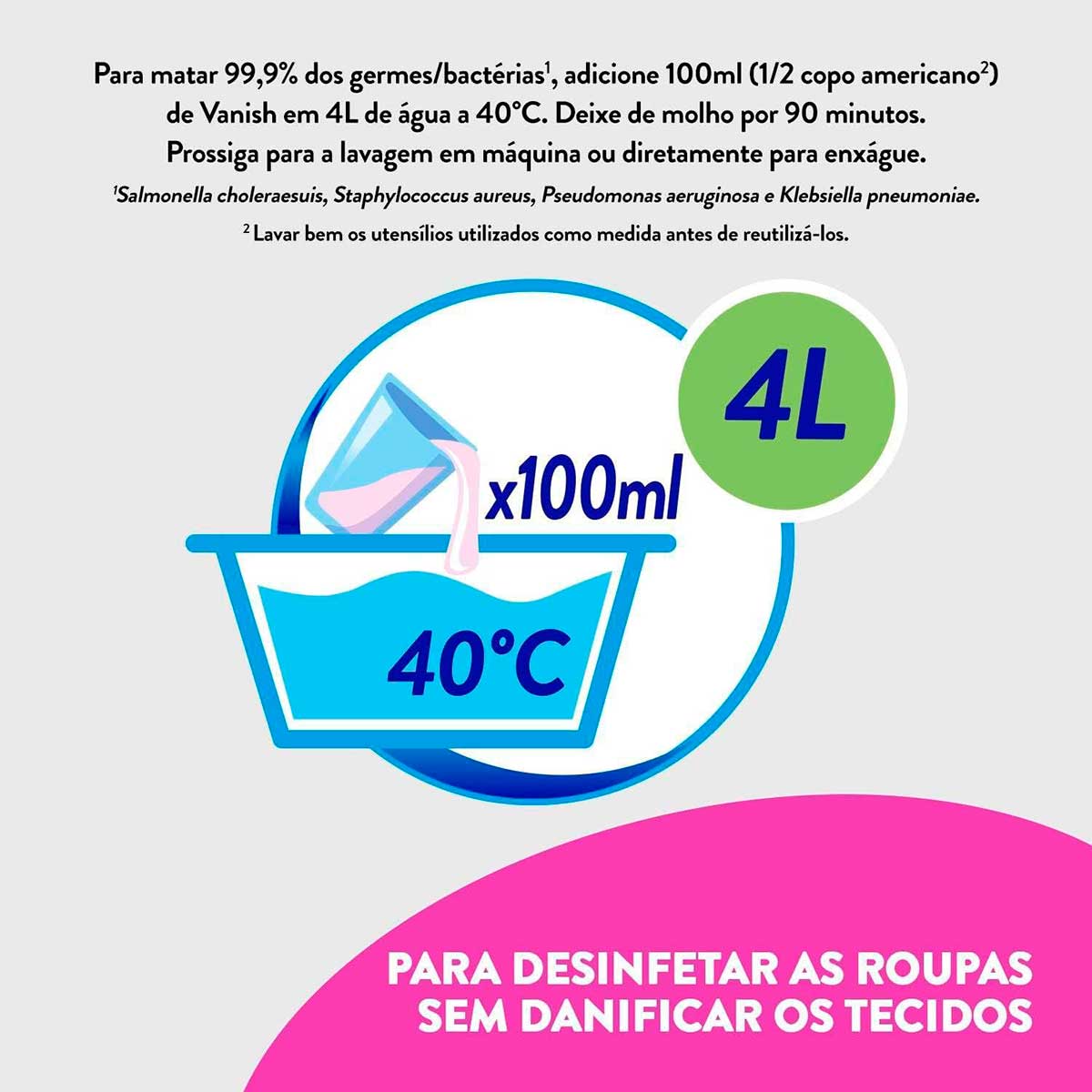 Tira Manchas em Gel Vanish Multiuso para roupas coloridas 3L