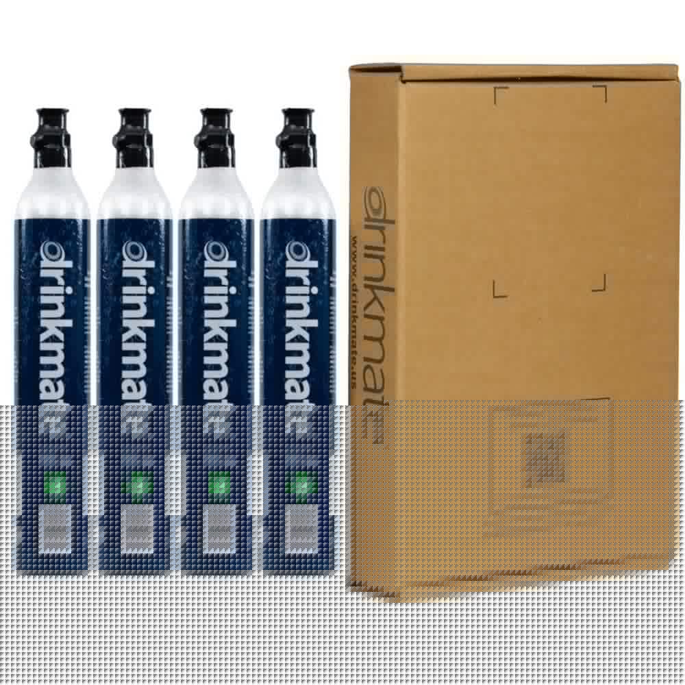 DrinkMate 60 L CO2 Refill Cartridges for Carbonated Soda Makers