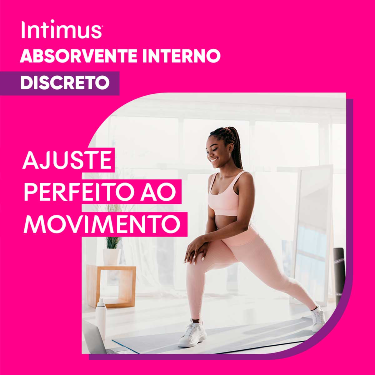 Absorvente Interno Intimus Discreto Medio 16 Unidades