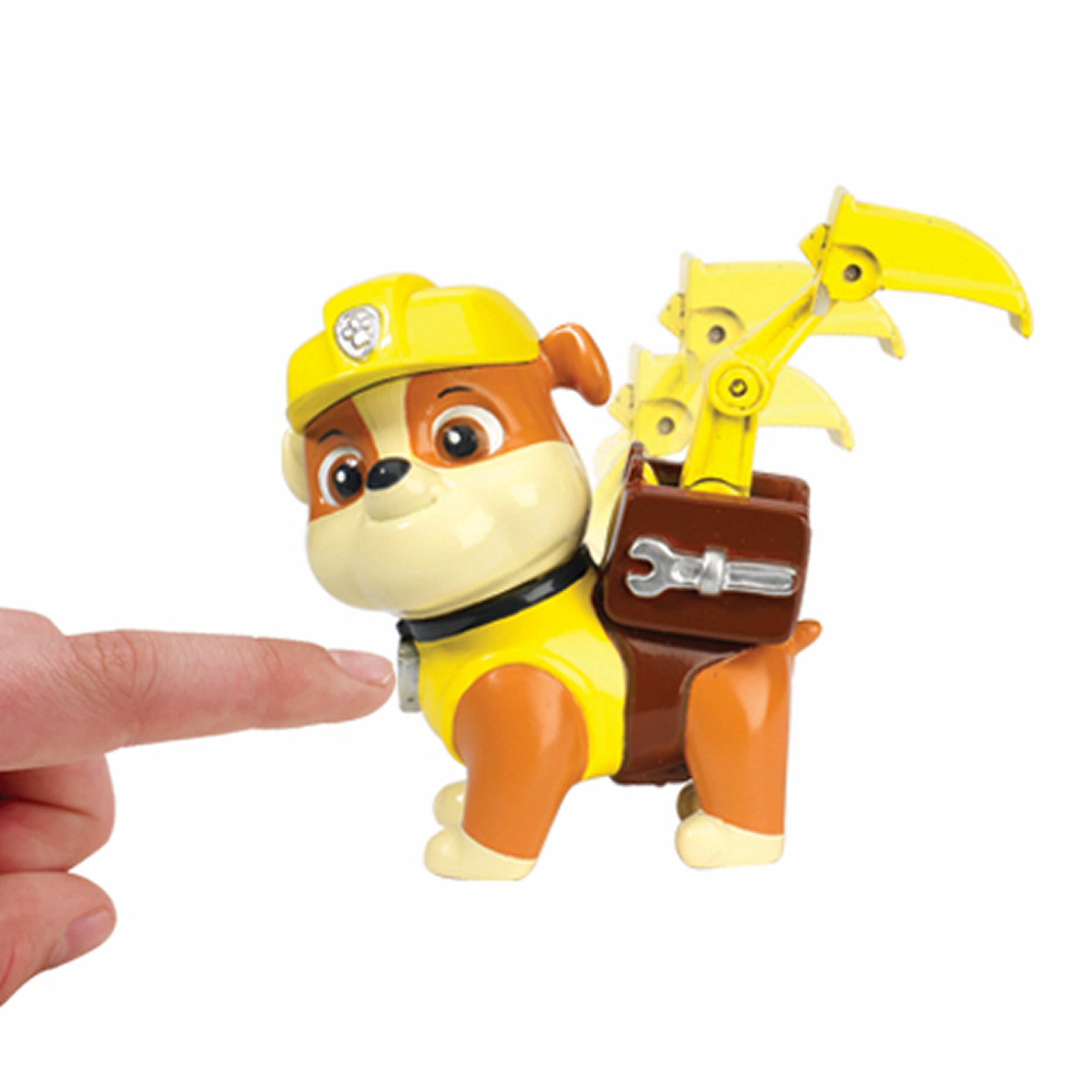 Paw Patrol Action Pack Pup and Badge， Rubble