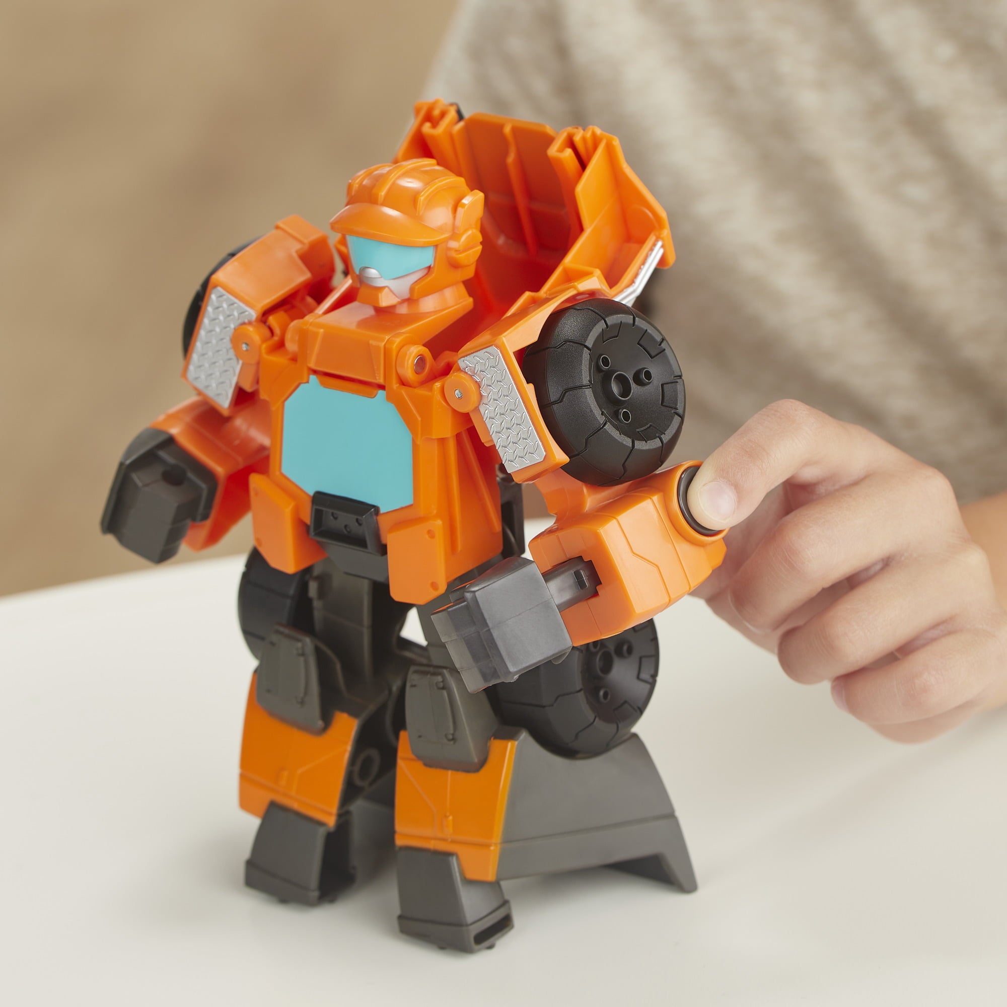 Playskool Heroes Transformers Rescue Bots Wedge theConstruction-Bot Toy Robot