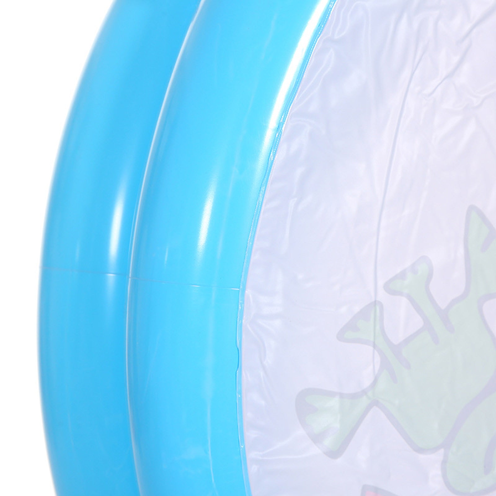 Swimming Pool 65*65cm 2 Ring Round Ocean World Design Animal Printed Bottom For Baby PVC Inflatable