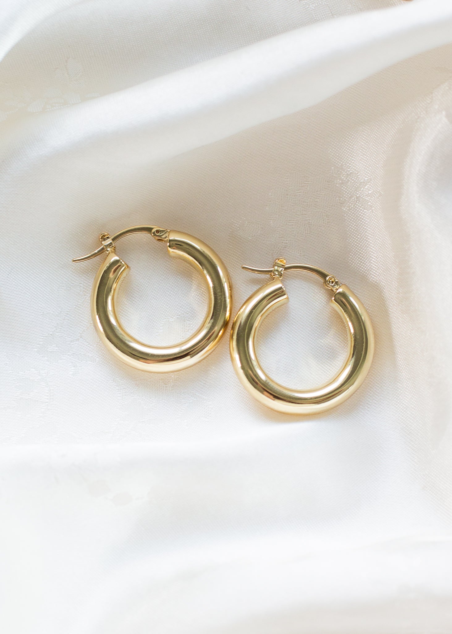 Shashi Dominique Hoop  Yellow Size One Size