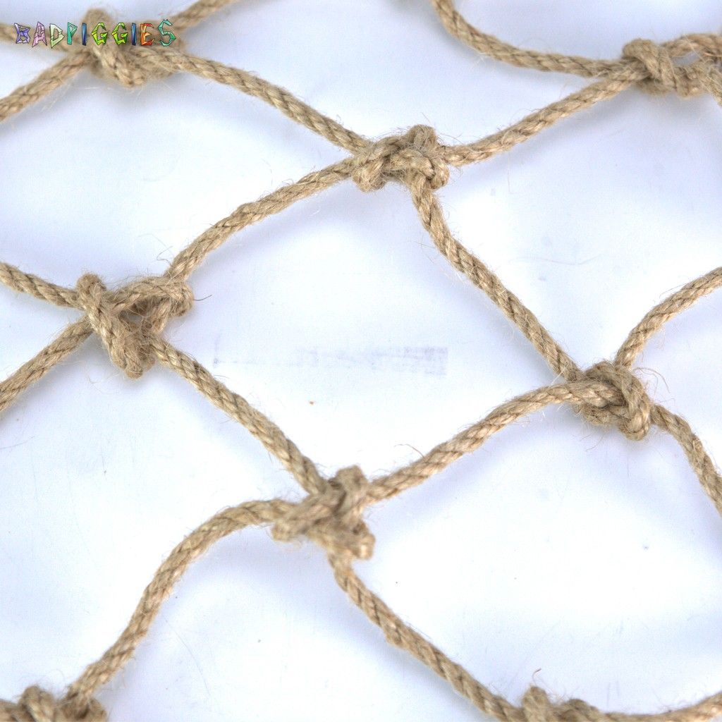 BadPiggies Pet Parrot Perch Bird Climbing Net Jungle Fever Swing Rope Animals Ladder Toys (19.7