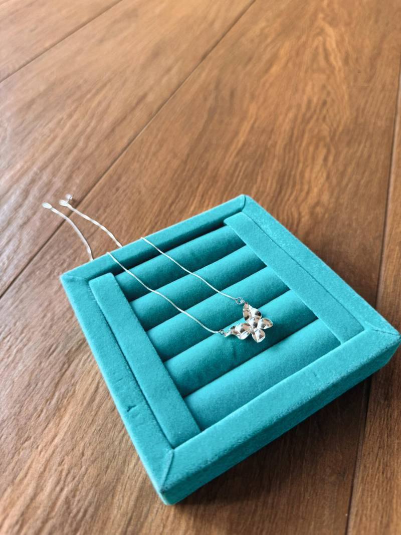 Colar Borboleta Amassadinha