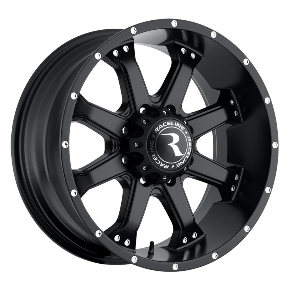 Raceline Wheels 991B-79055-00 Raceline Wheels Assault Black Wheels