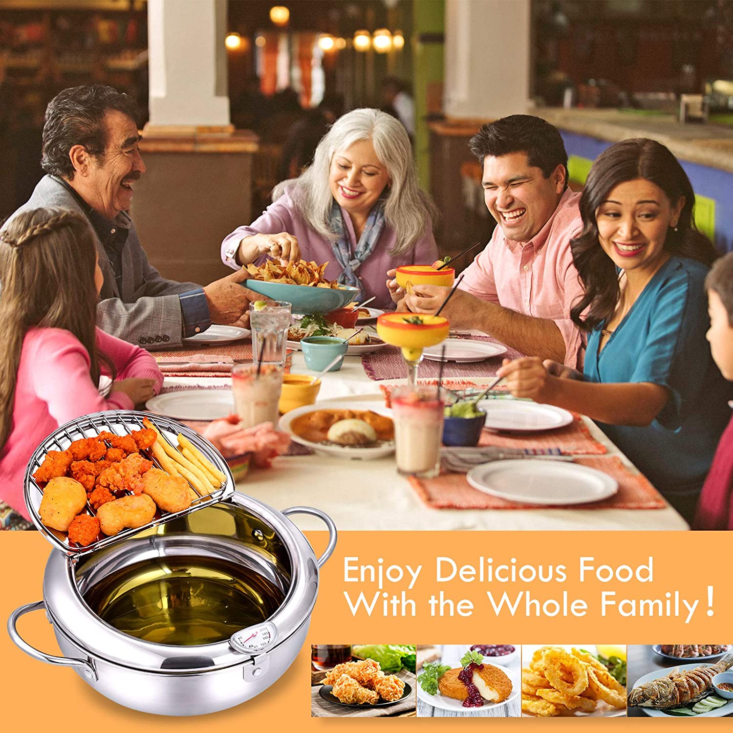 Christmas Hot Sale - Temperature Control Fryer(🥳 Special Offer-80% Off & Buy Two Free Shipping)