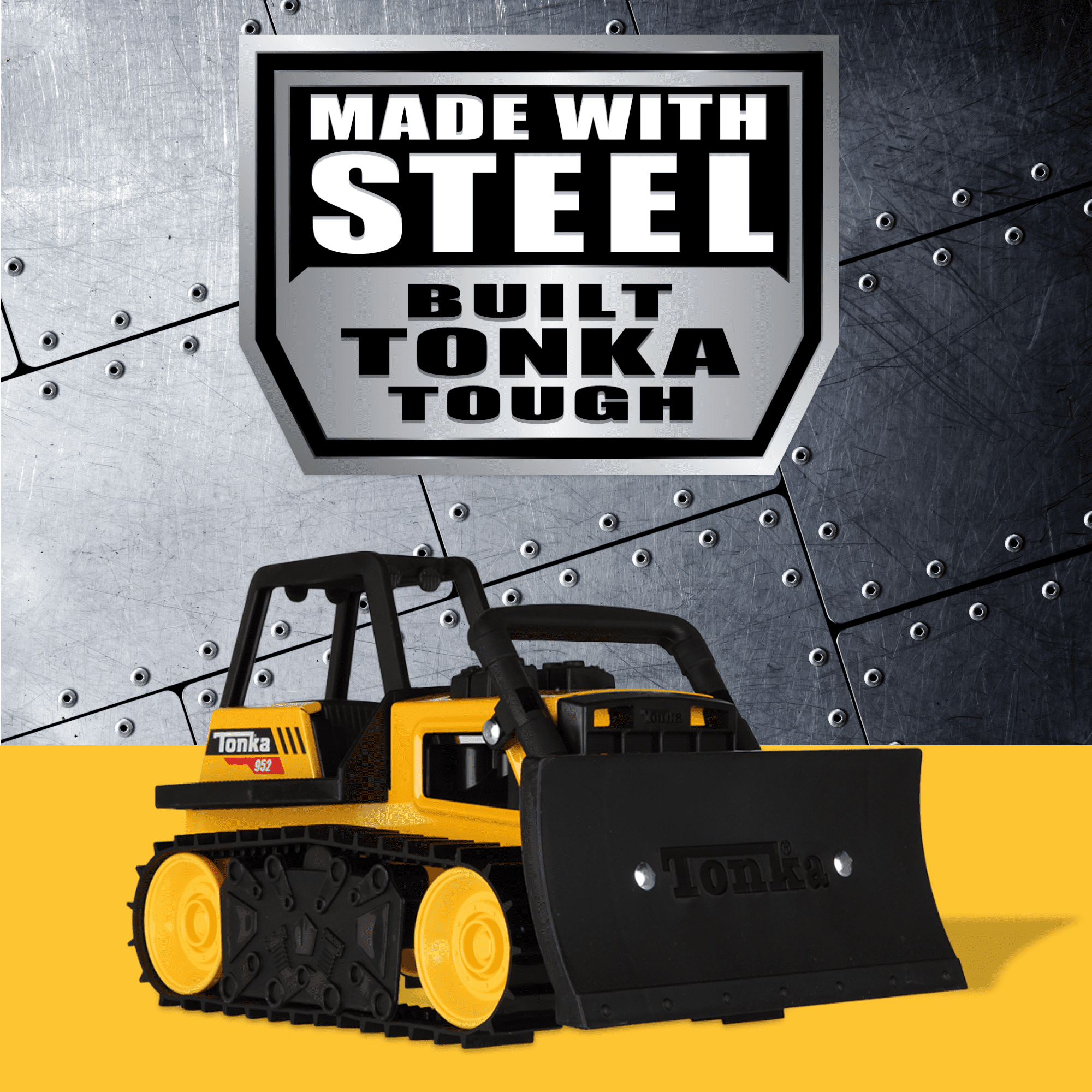 Tonka - Steel Classics - Bulldozer - Built Tonka tough with Real Steel!