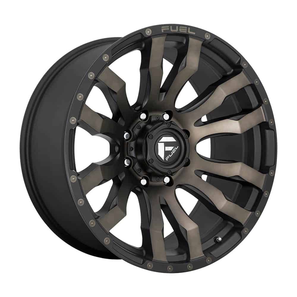 Fuel 1PC D674 BLITZ D674 22X12 5X5.0 MT-BLK-DDT -44MM